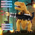 Dinosaure télécommandé avec design de commando