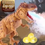 Dinosaure T-Rex qui crache des flammes, jouet animé
