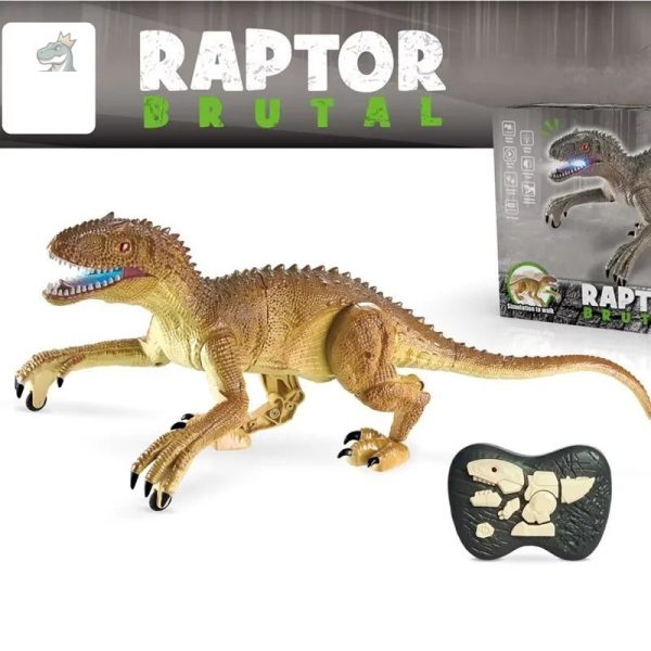 dinosaure-velociraptor-telecommande-1 Velociraptor télécommandé jouet dinosaure interactif