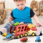 Bus dinosaure coloré pour les enfants
