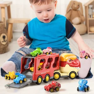 Bus dinosaure coloré pour les enfants