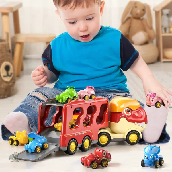 dinosaure-voiture-jouet-1 Bus dinosaure coloré pour les enfants