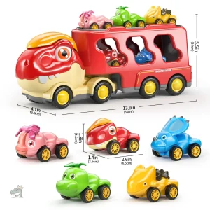 Voiture dinosaure ludique pour le jeu