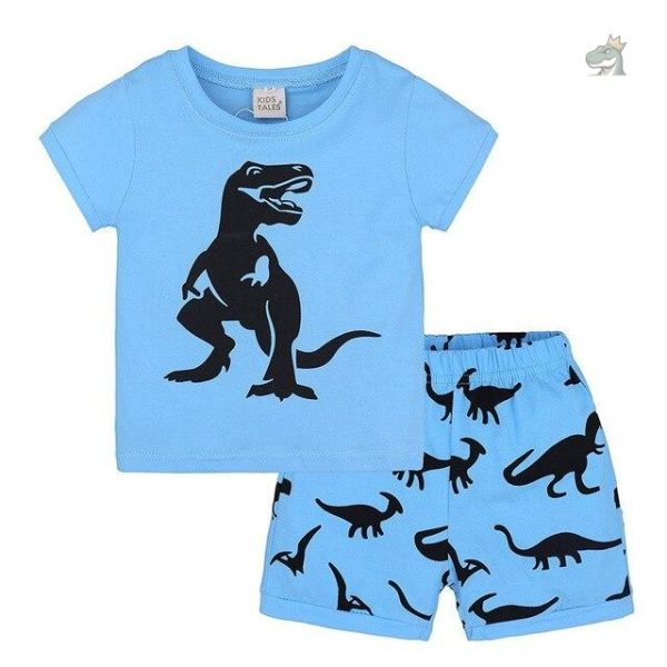 enfant-pyjama-ete-dinosaure-1 Pyjama dinosaure pour enfant, idéal pour l'été