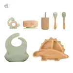 Ensemble de vaisselle amusante pour petits fans de dinosaures