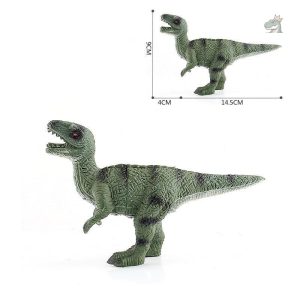 Figurine dinosaure Carnotaure carnivore en plastique coloré