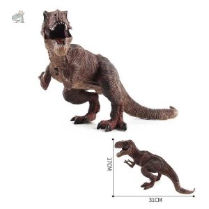 Figurine géante de dinosaure T-Rex en plastique coloré