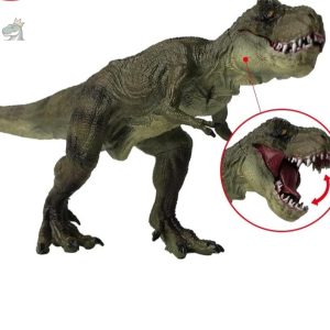 Détails réalistes d'une figurine de dinosaure T-Rex