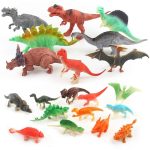 Figurine dinosaure en plastique, lot de 12 pièces