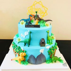 Décoration de gâteau dinosaure pour fête d'anniversaire