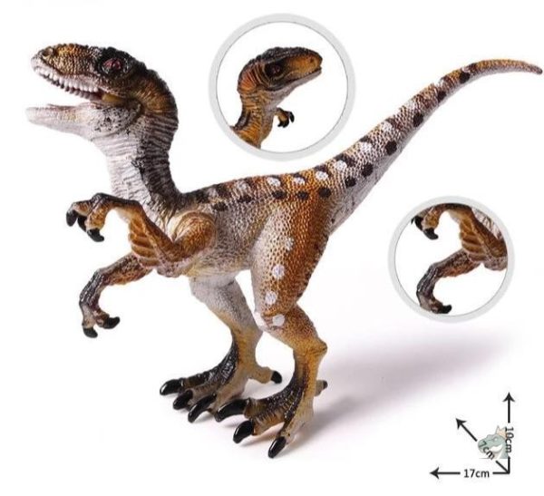 Figurine Raptor réaliste en modèle de dinosaure