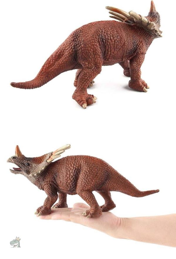 Modèle de dinosaure Styracosaure, figurine détaillée pour collection
