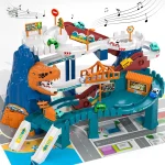 Garage T-Rex pour voiture dinosaure, amusement garanti