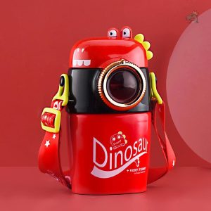 Gourde enfant dinosaure, design coloré