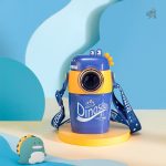 Gourde dino verte, parfaite pour l'école