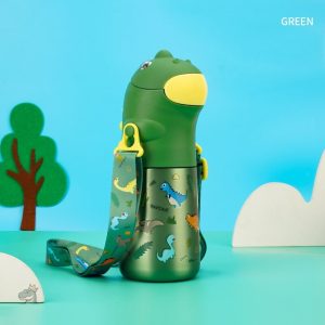 Gourde isotherme avec motif de dinosaure