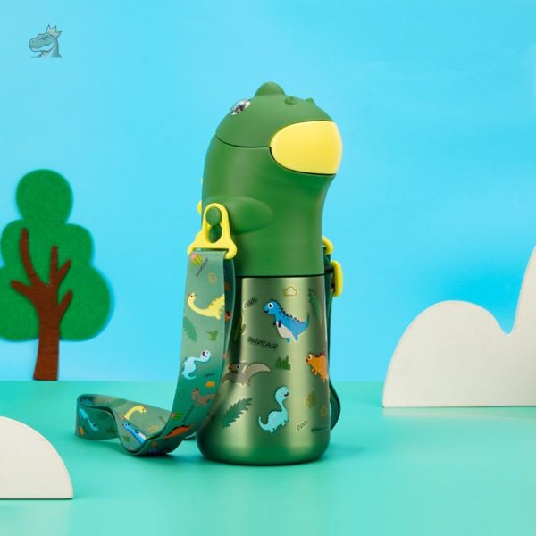 Gourde durable avec motif de dinosaure