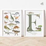 Poster mural dinosaure pour les petits aventuriers