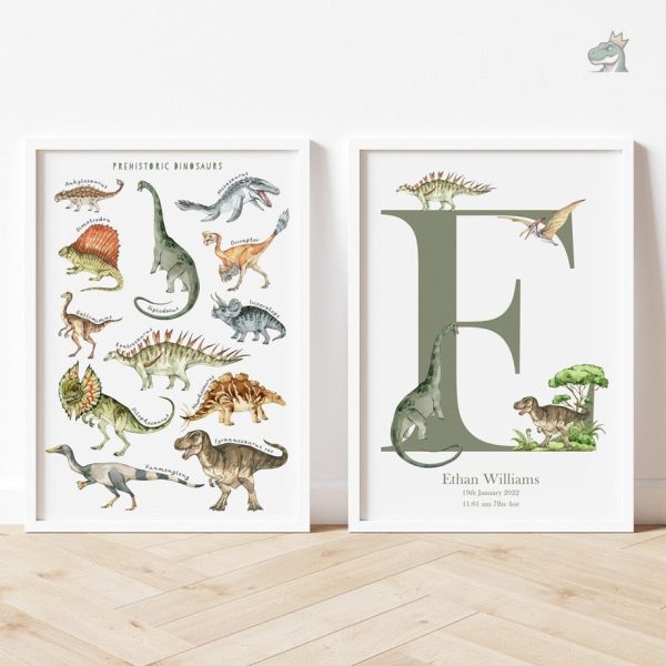 Poster mural dinosaure pour les petits aventuriers