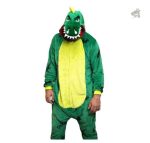 Costume de dinosaure en pyjama pour homme