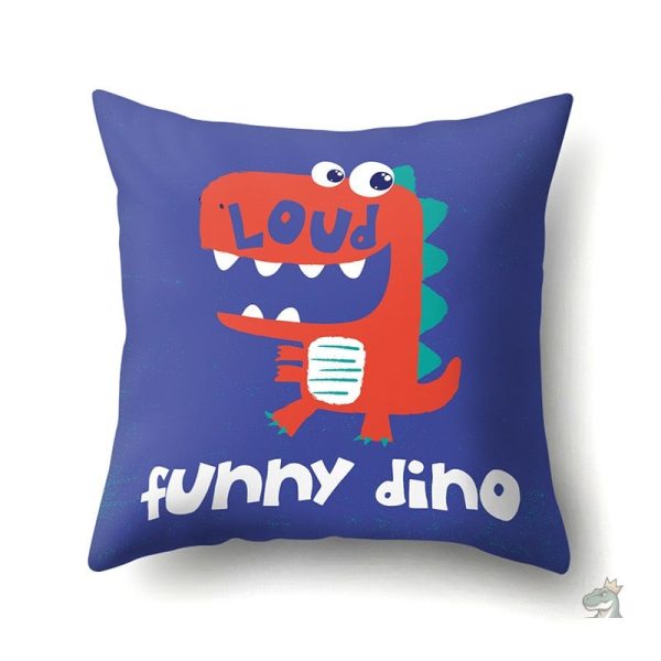 Housse de coussin dinosaure pour éveiller la créativité