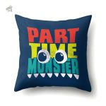 Housse coussin dinosaure colorée pour décoration enfantine - vue 4