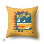 Coussin dinosaure amusant pour chambre d'enfant
