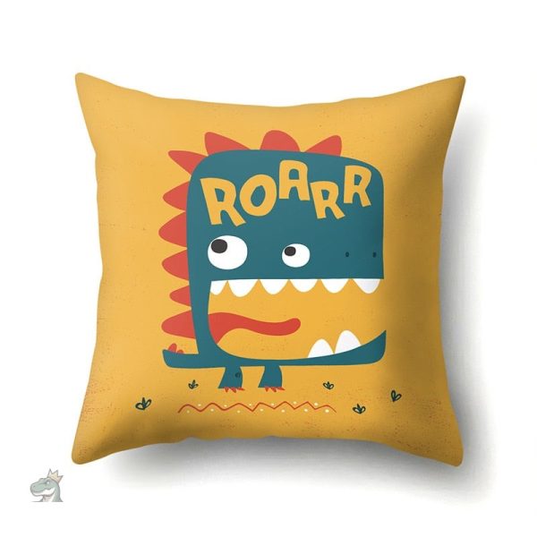 Coussin dinosaure amusant pour chambre d'enfant