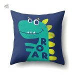 Housse de coussin en forme de dinosaure pour enfants