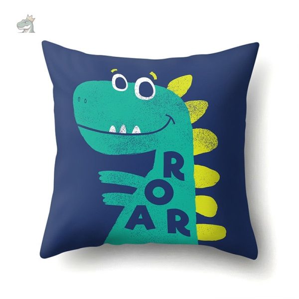 Housse de coussin en forme de dinosaure pour enfants