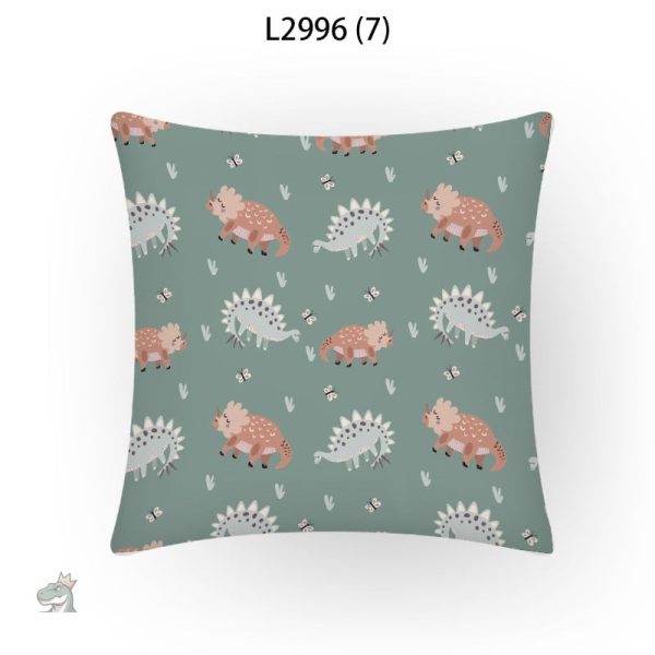 Coussin motif dinosaure pour petits aventuriers