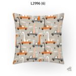 Housse de coussin avec motif jurassique