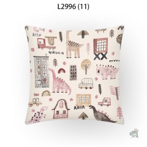 Coussin dinosaure pour chambre d'enfant