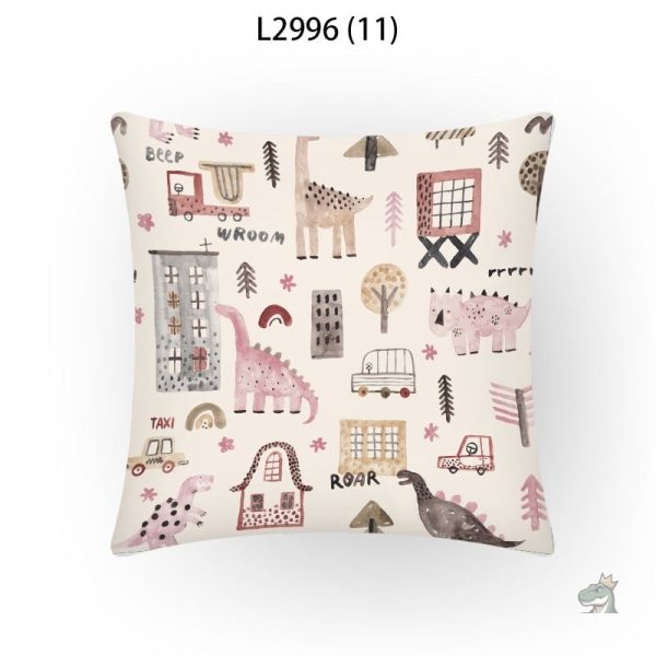 Coussin dinosaure pour chambre d'enfant