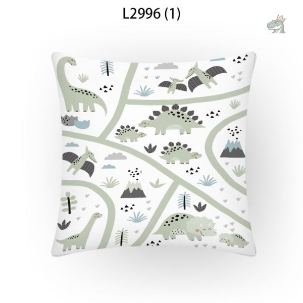 Coussin motif dinosaure pour ambiance ludique