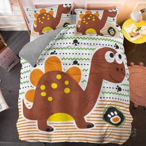 Housse de couette bébé motif Plésiosaures dinosaure