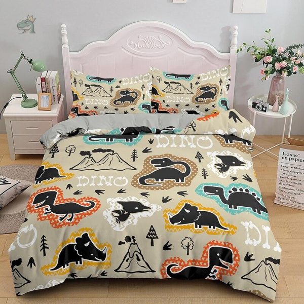 housse-de-couette-dinosaure-2-personnes-1 Housse de couette dinosaure pour 2 personnes