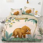 Housse de couette dinosaure Triceratops pour bébé