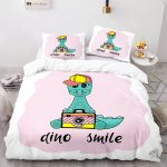 Housse de couette dinosaure cool pour adulte