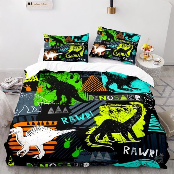 housse-de-couette-dinosaure-design-pour-adolescent-1 Housse de couette dinosaure design pour adolescent
