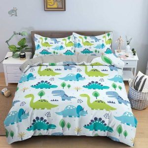 Housse de couette dinosaure pour éveil des petits