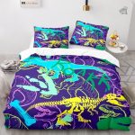 Parure de lit enfant dinosaures colorée et ludique