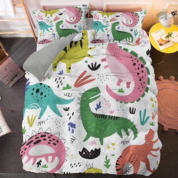housse-de-couette-dinosaure-enfant-1-1 Housse de couette dinosaure colorée pour chambre enfant