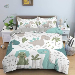 Housse de couette dinosaure pour maternelle