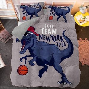 Housse de couette dinosaure 220x240 pour chambre enfant