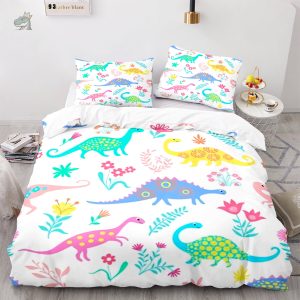 Housse de couette dinosaure pour bébé
