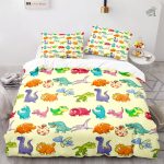 Housse de couette dinosaure pour enfants