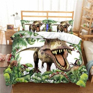 Housse de couette dinosaure T-rex Jurassic Park