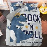 Housse de couette T-rex pour lit double