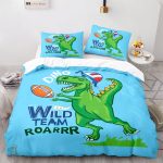 Parure de lit dinosaure pour garçon